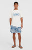 O'Neill Cali Floral 16'' Swimshorts - Blue Dipped Leaves