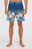 Cruzer Scallop 18" Boardshorts - Indigo Scallop