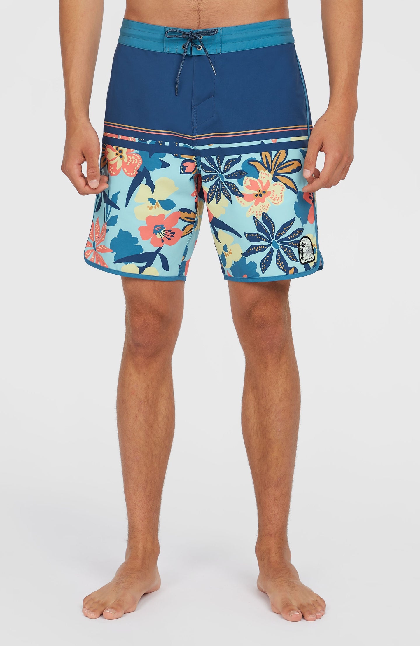 Cruzer Scallop 18" Boardshorts - Indigo Scallop