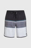 Lennox Scallop 19" Boardshorts - Black Out Colour Block
