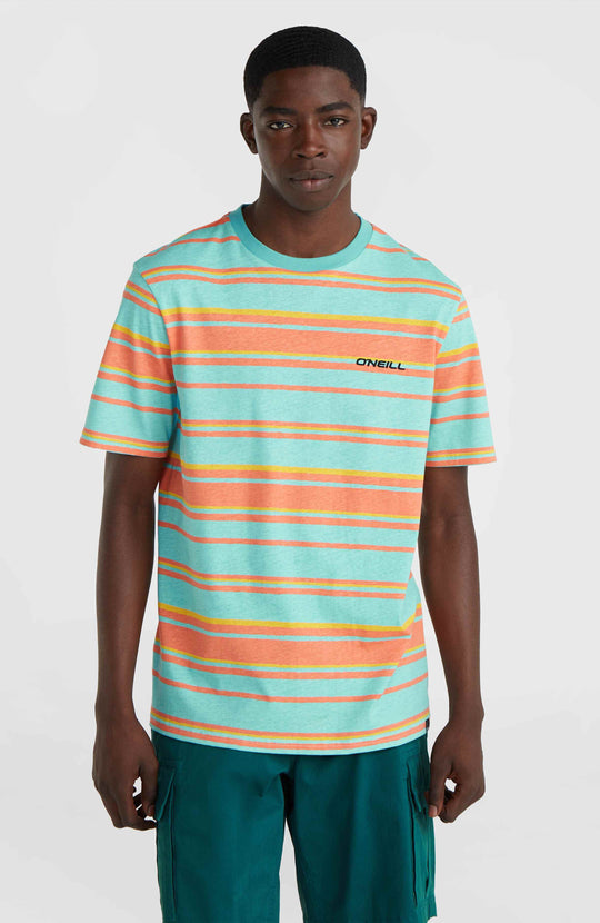 Mix & Match Stripe T-Shirt - Blue Neon Bold Stripes
