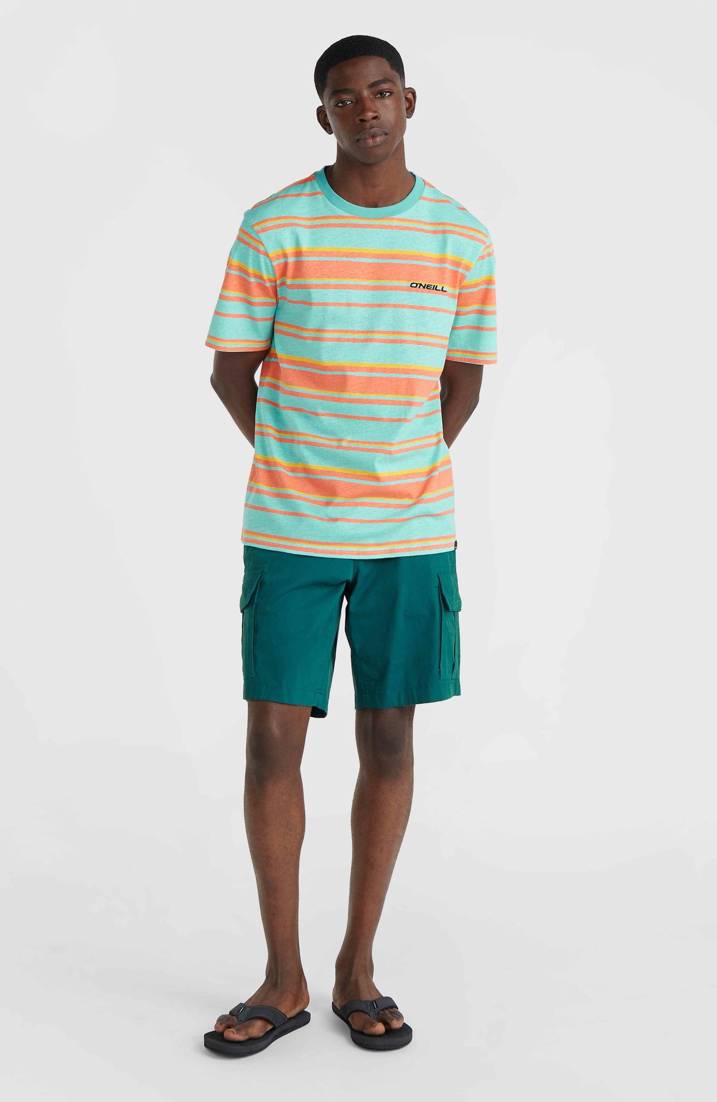 Mix & Match Stripe T-Shirt - Blue Neon Bold Stripes