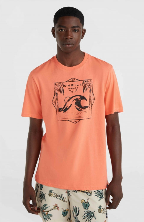 Mix & Match Wave T-Shirt - Living Coral