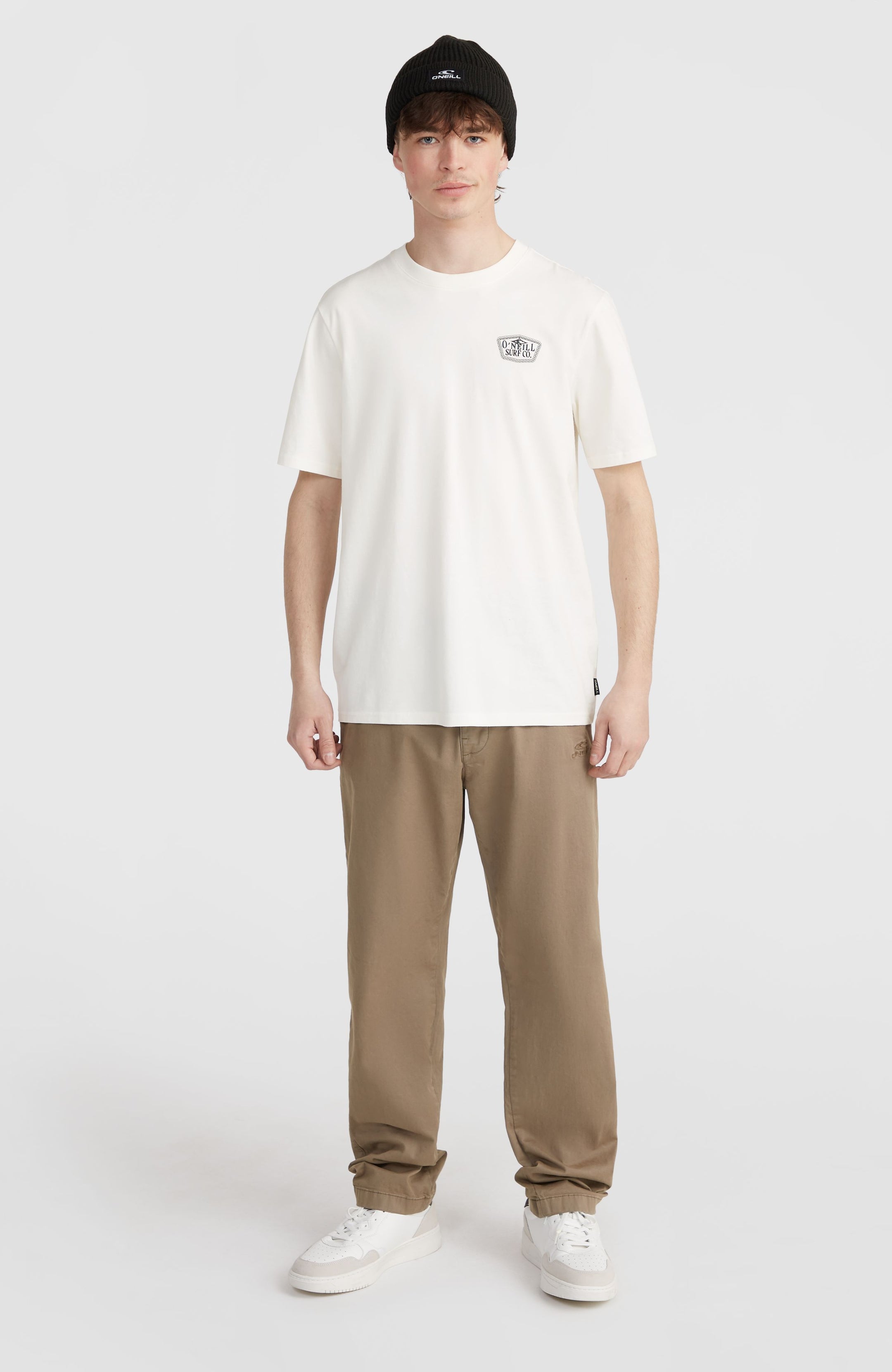 O'Neill Small Chest Print T-Shirt - Snow White