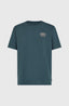 O'Neill Small Chest Print T-Shirt - Alma Steel