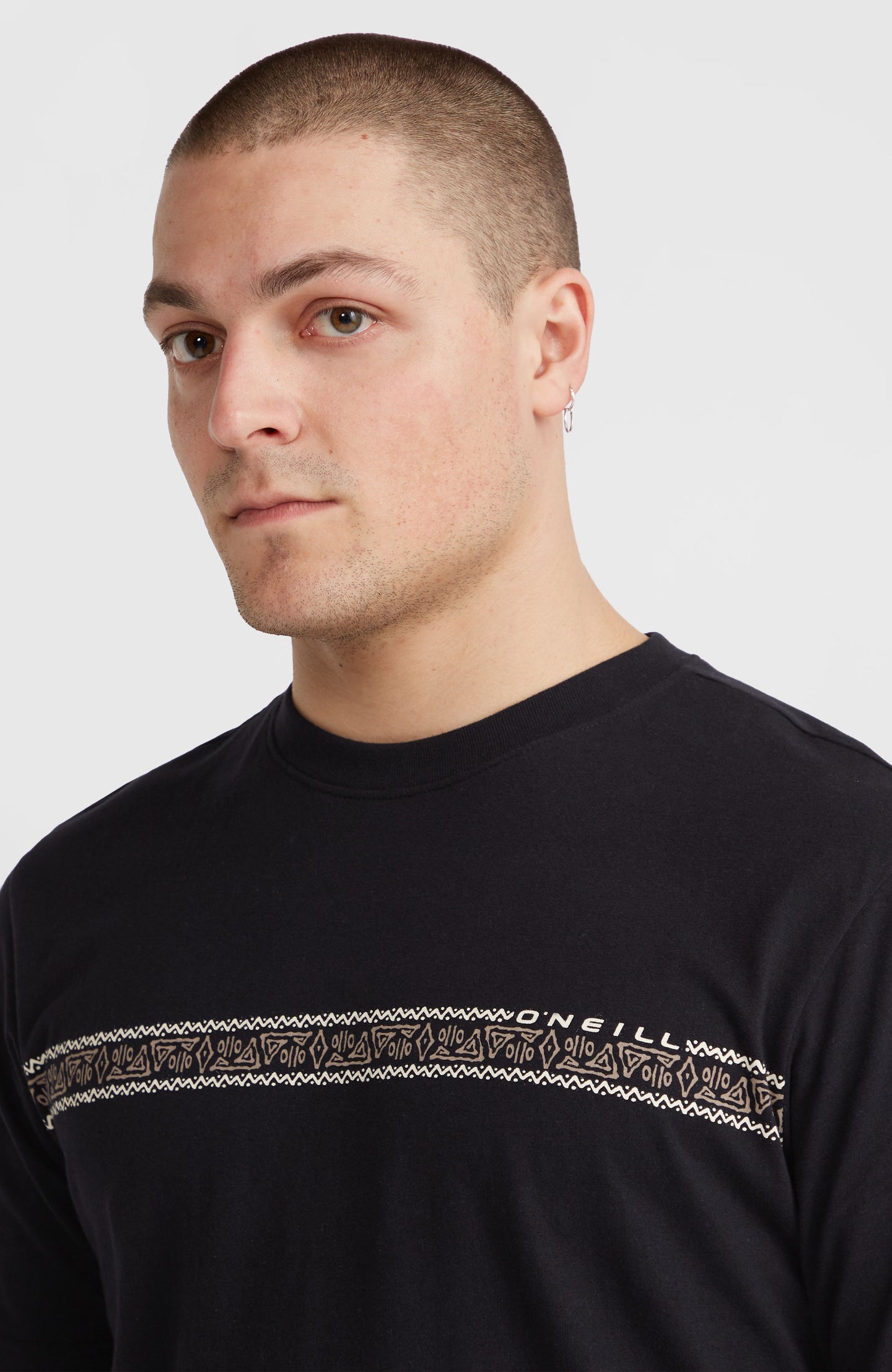 O'Neill Ikat Stripe T-Shirt - Black Out