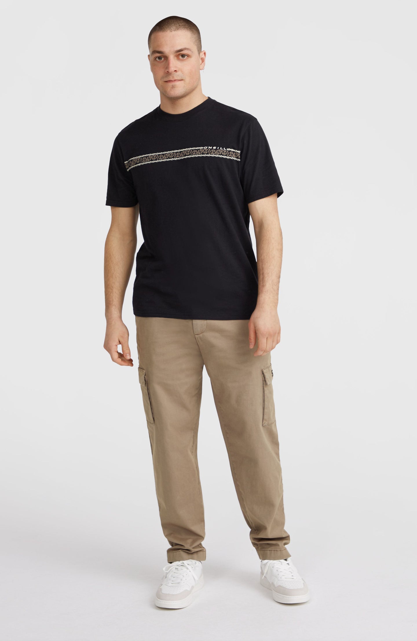 O'Neill Ikat Stripe T-Shirt - Black Out
