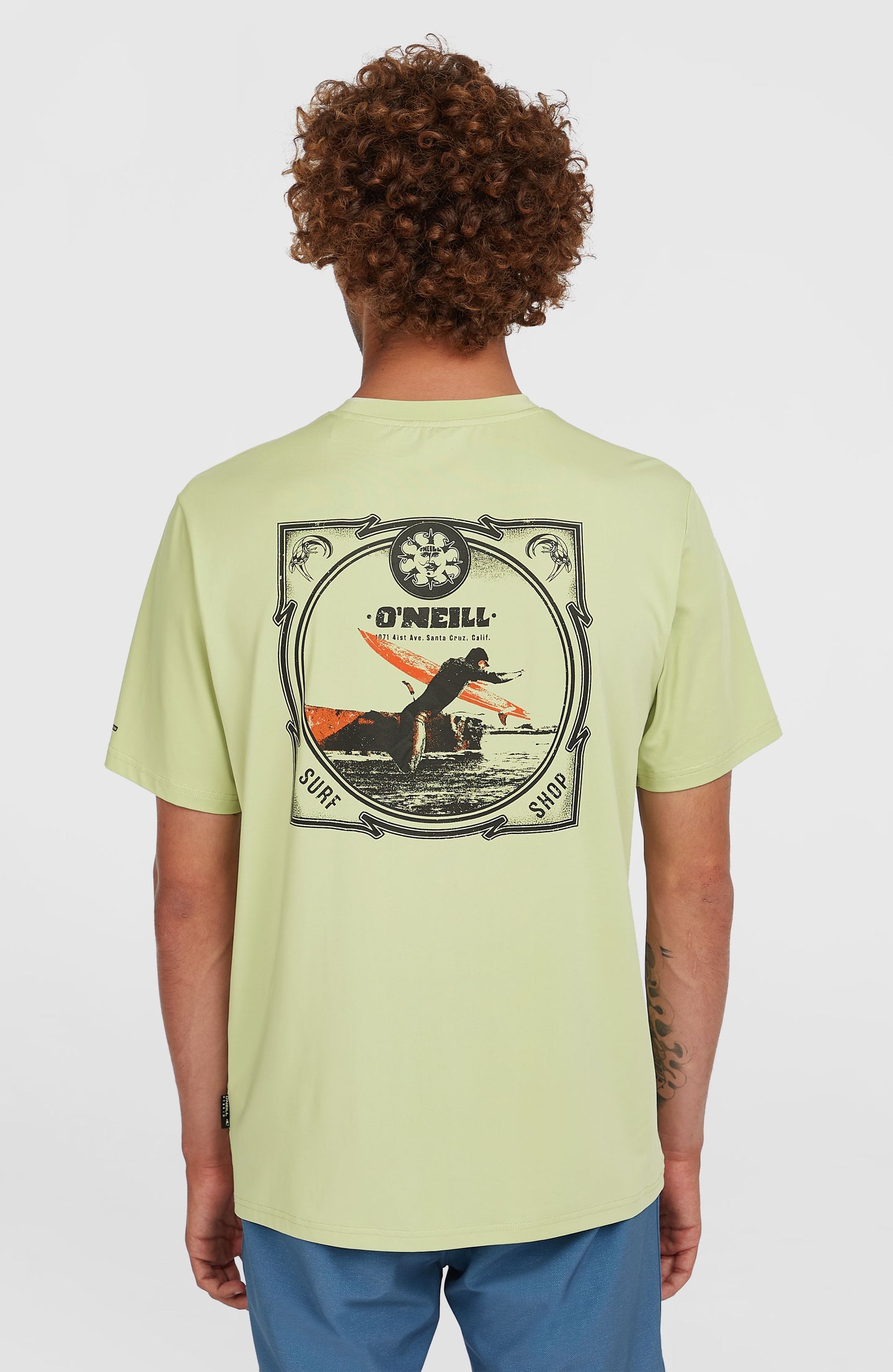 O'Riginals Hybrid Upf Back Print T-Shirt - Ashton Leaf