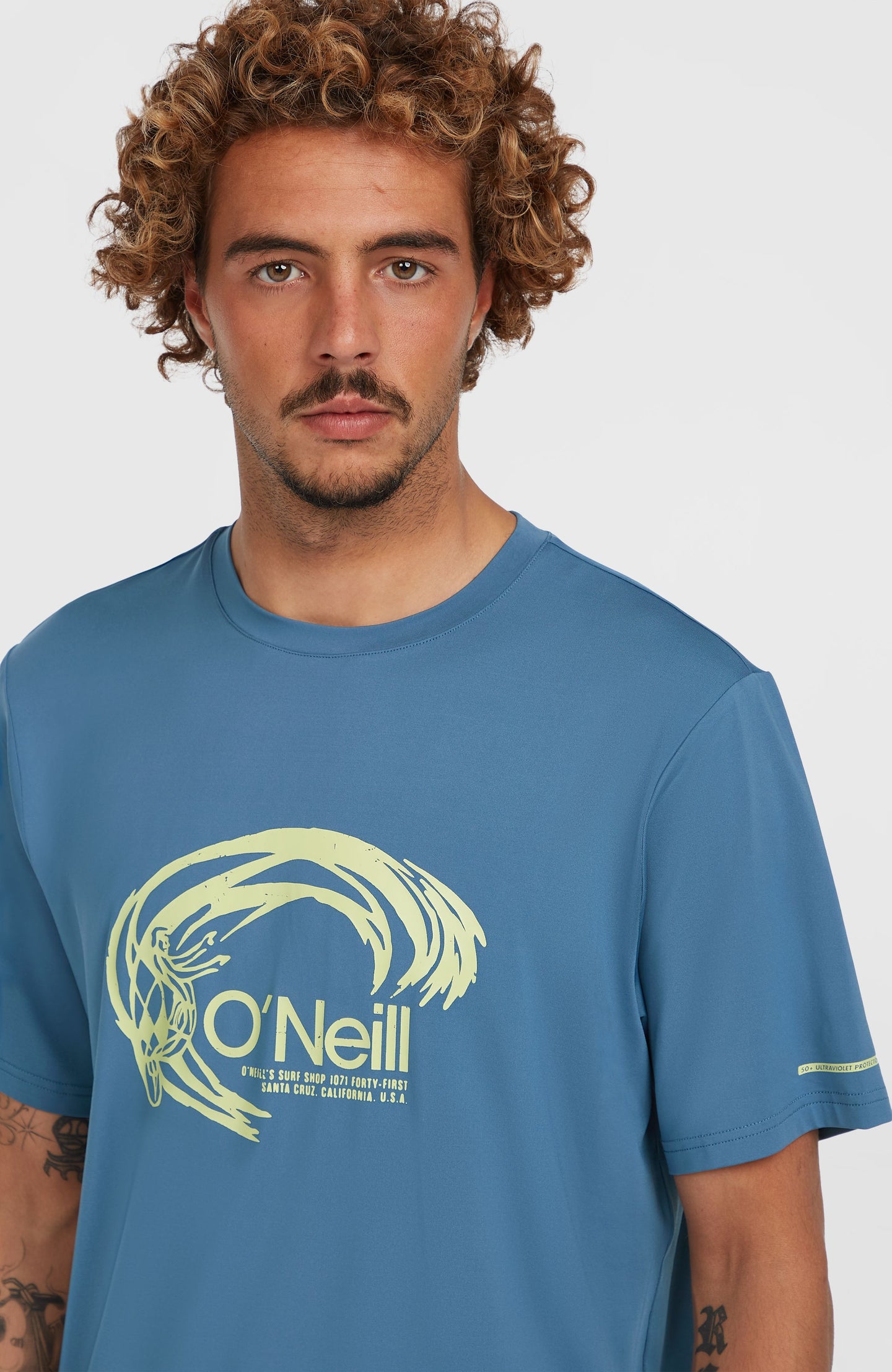O'Riginals Hybrid Upf Graphic T-Shirt - Copen Blue