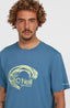 O'Riginals Hybrid Upf Graphic T-Shirt - Copen Blue