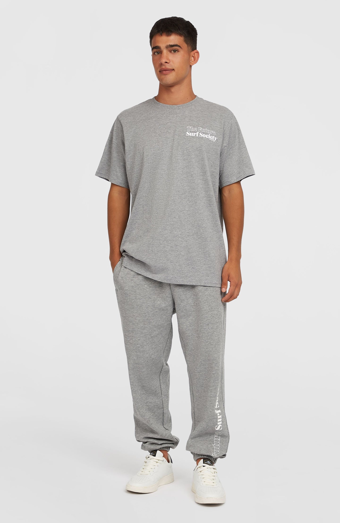 The Future Surf Society T-Shirt - Silver Melee