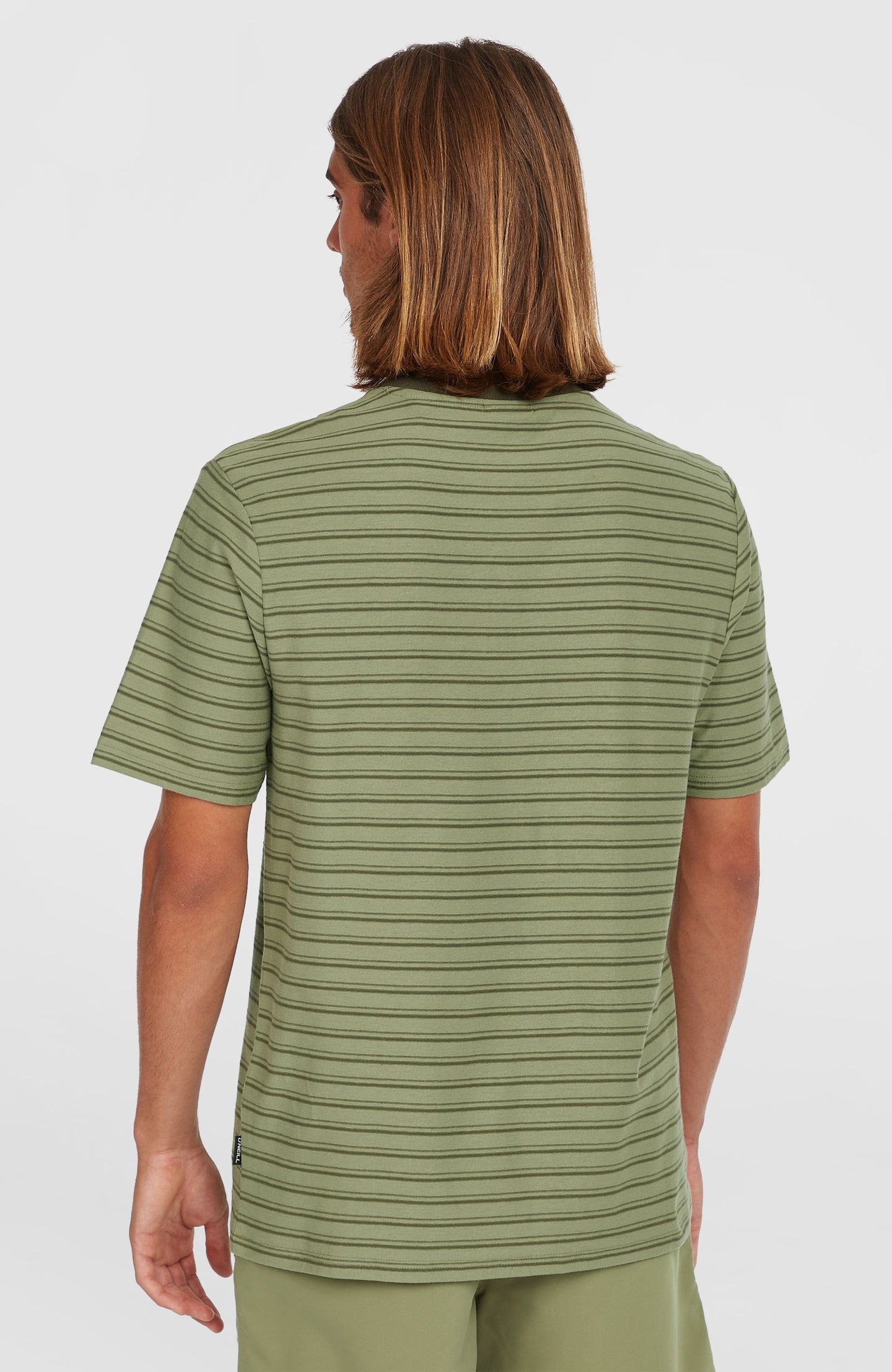 O'Neill Yarn Stripe T-Shirt - Green Cali Tee Stripe
