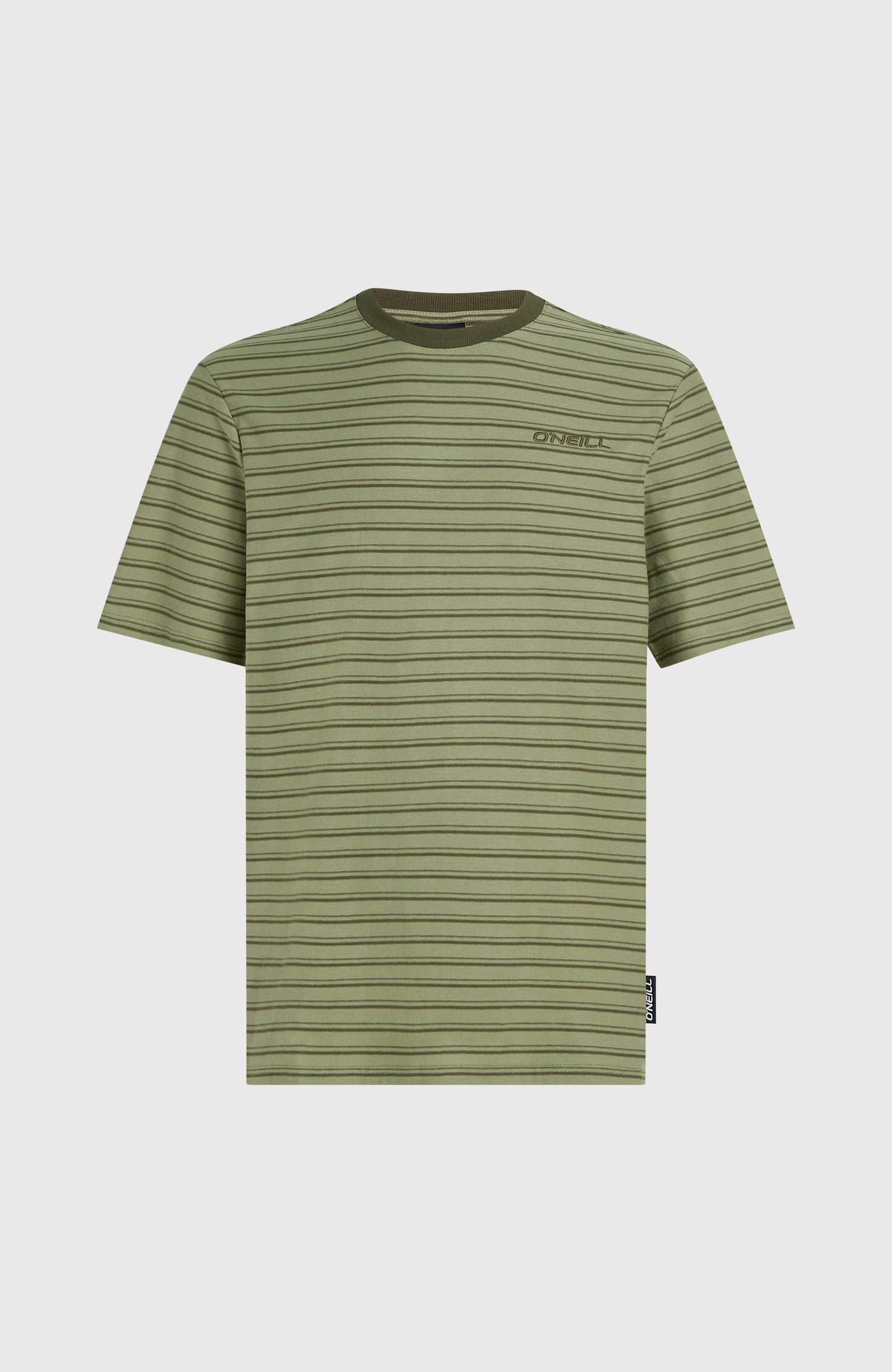 O'Neill Yarn Stripe T-Shirt - Green Cali Tee Stripe