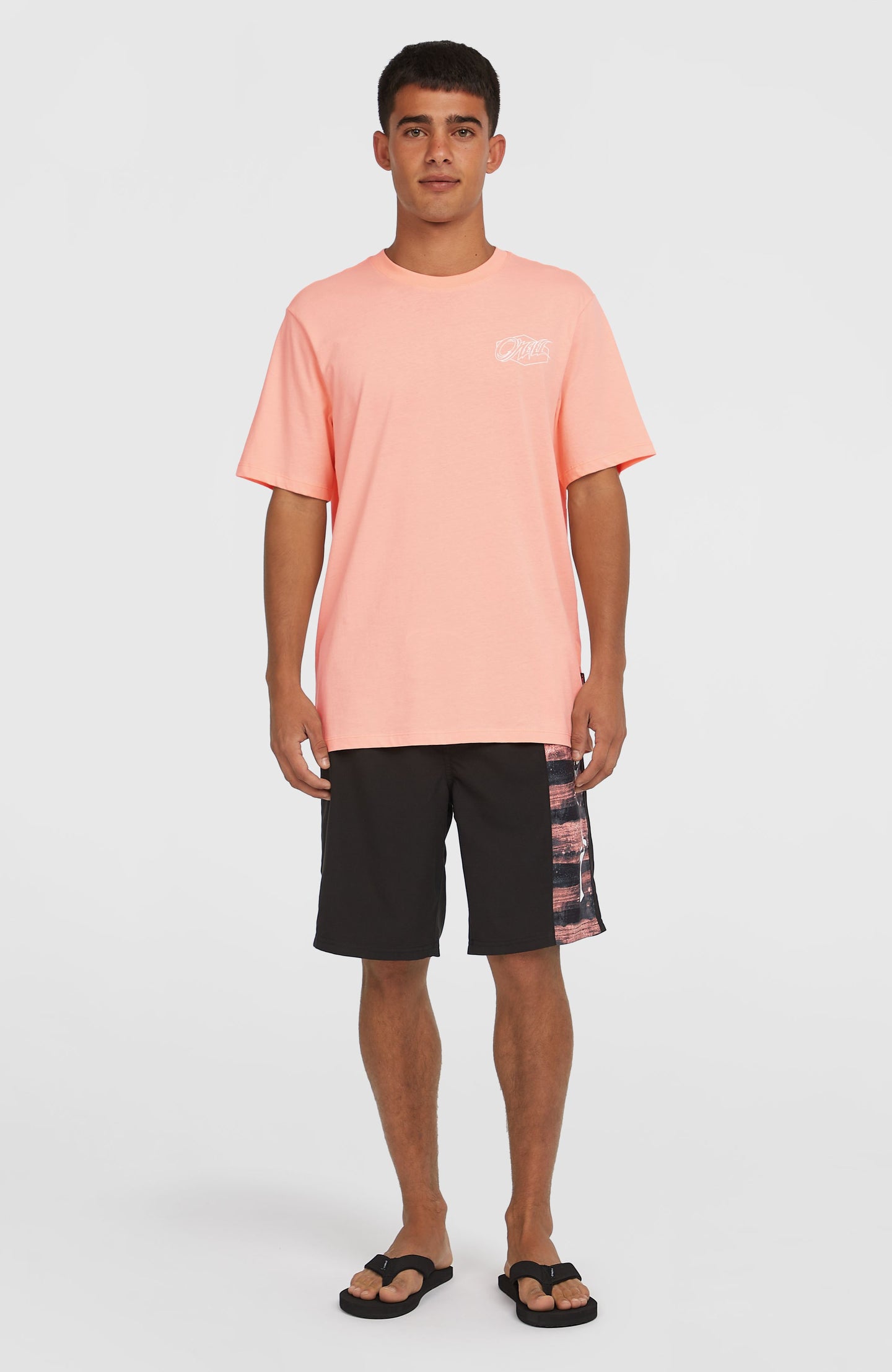 O'Neill Box Logo T-Shirt - Coral Pop