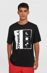 O'Neill Front Print T-Shirt - Black Out