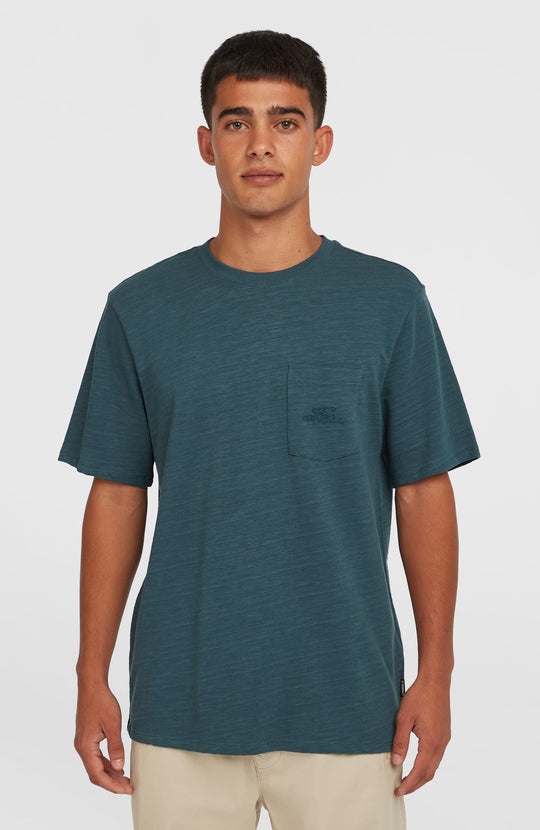 O'Neill Slub Chest Pocket T-Shirt - Alma Steel