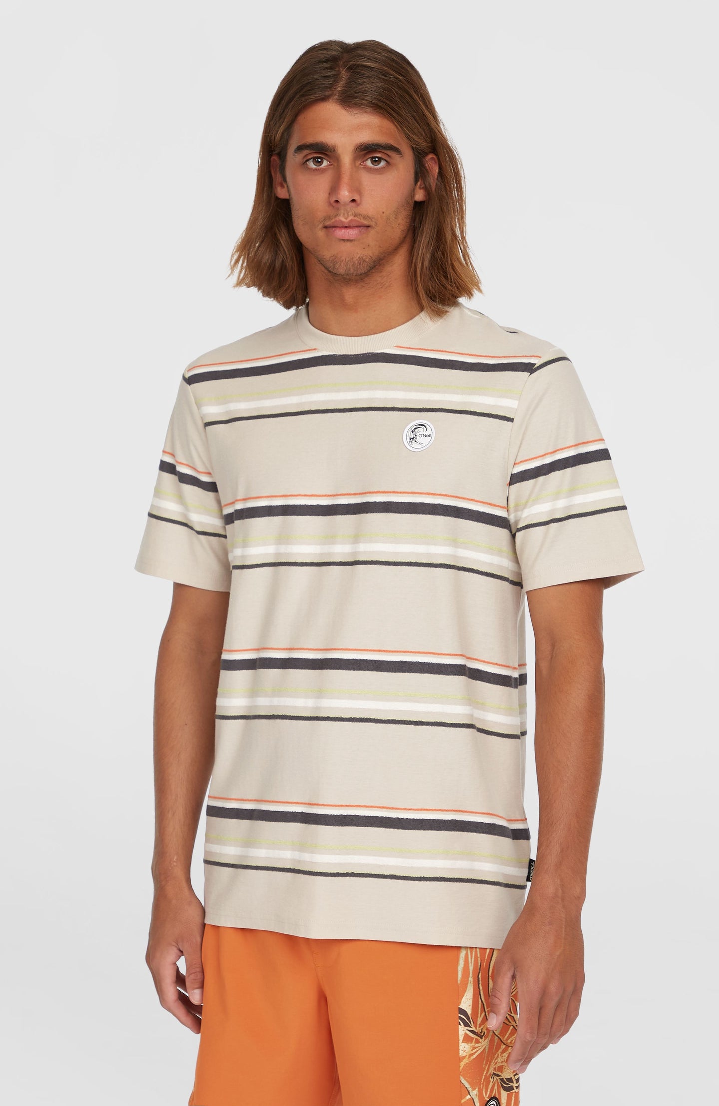 O'Riginals Stripe T-Shirt - Beige Originals Retro Stripe
