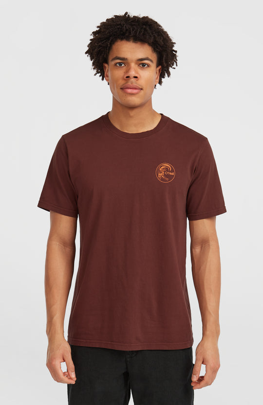 O'Riginals Retro Back Print T-Shirt - Hazel Spice