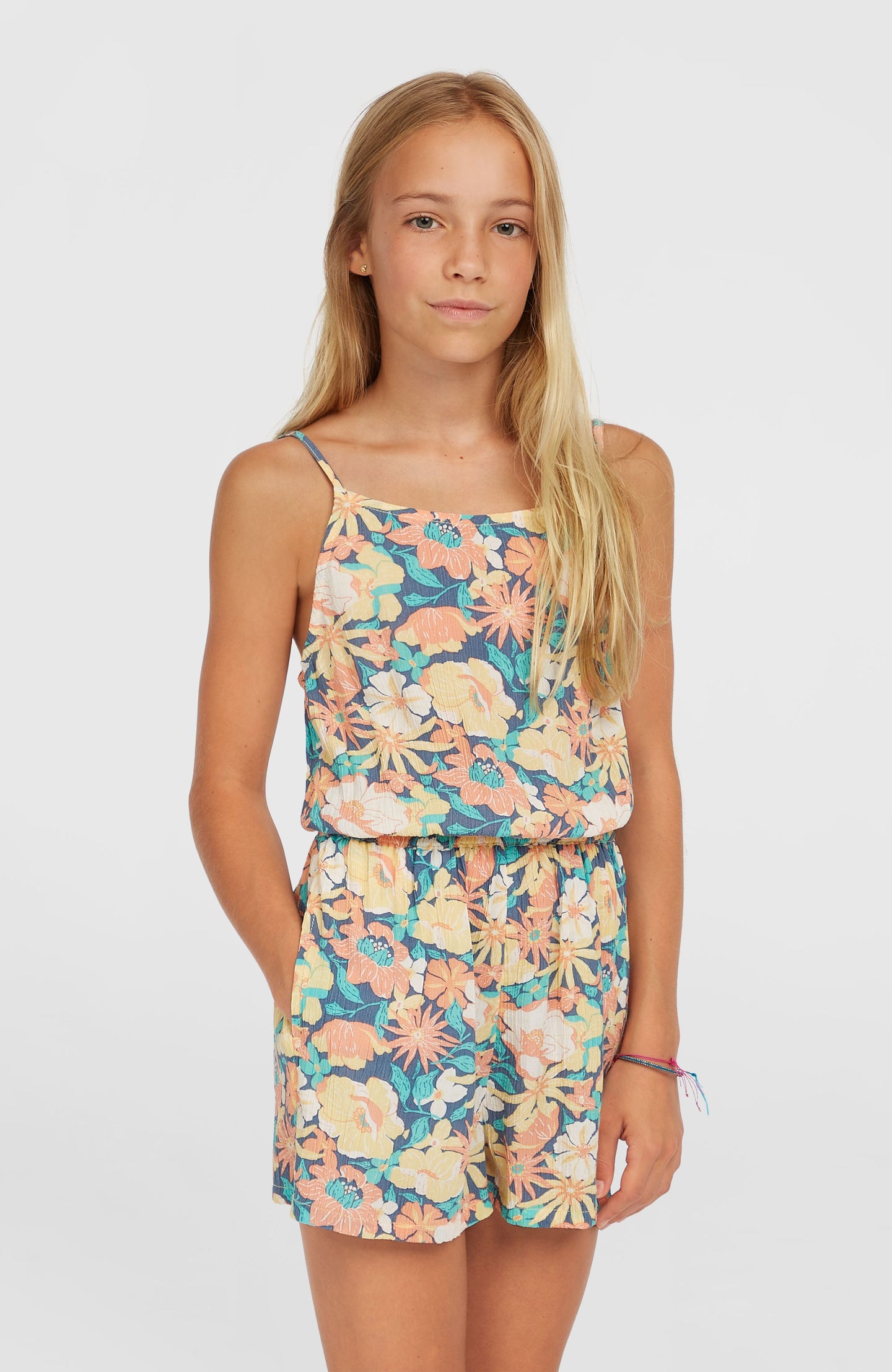 O'Neill Summer Woven Playsuit - Blue Santa Monica