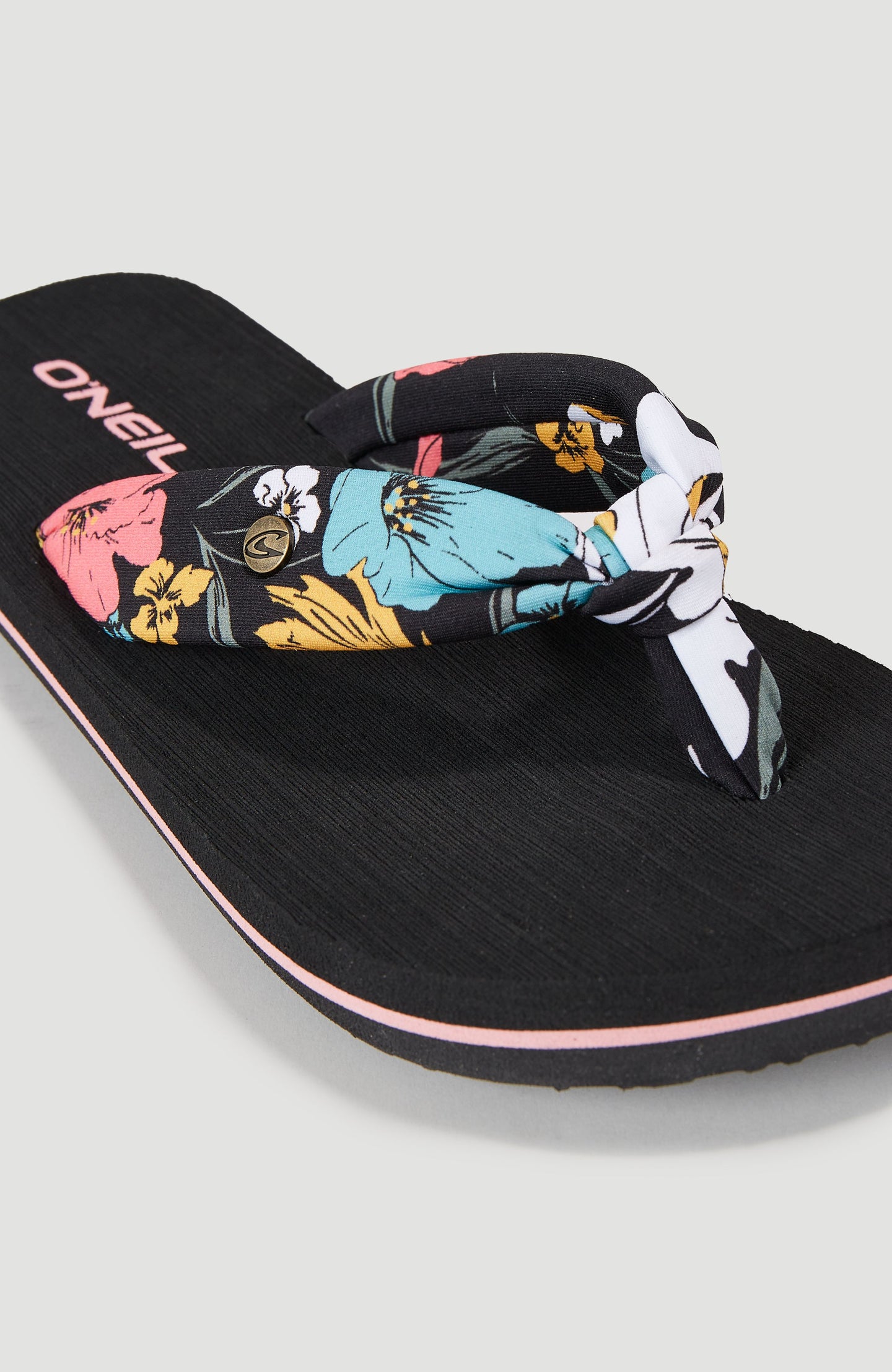 Ditsy Sun Sandals - Black/Blue Bluemchen