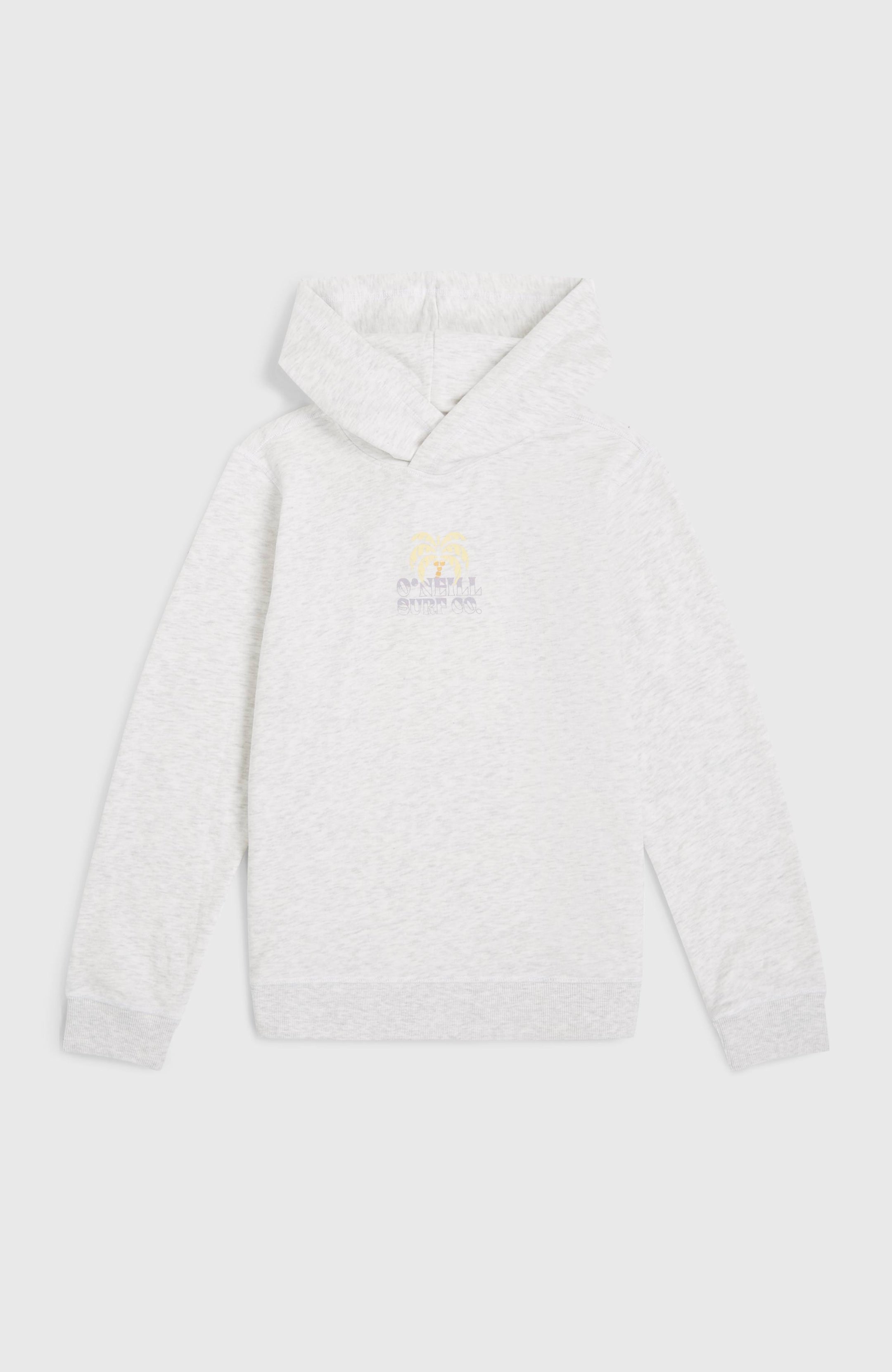 O'Neill Back Print Hoodie - White Melange