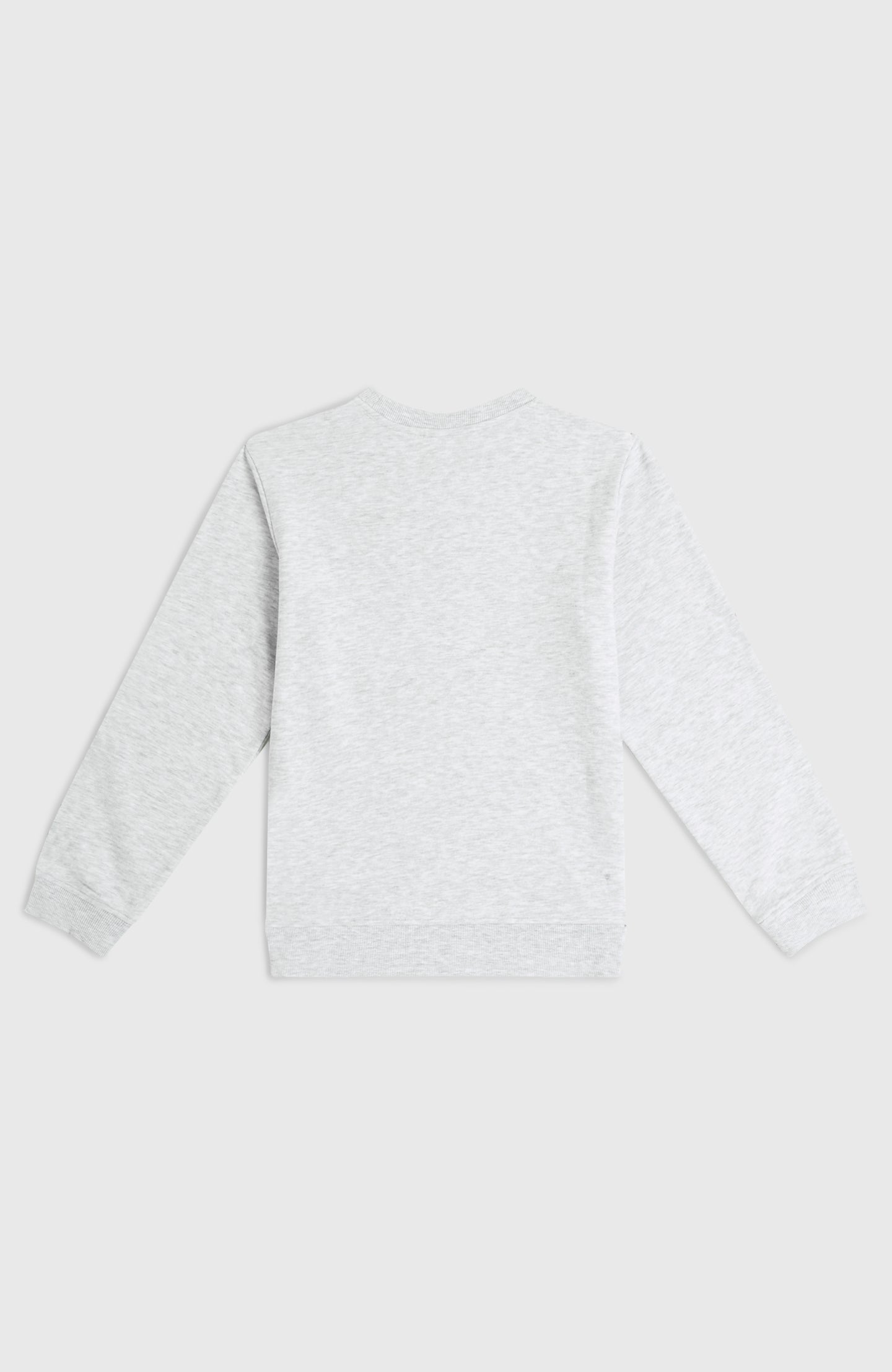 Essentials Crew - White Melange