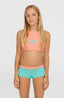 O'Neill Cali Holiday Bikini Set - Coral Pink Colour Block