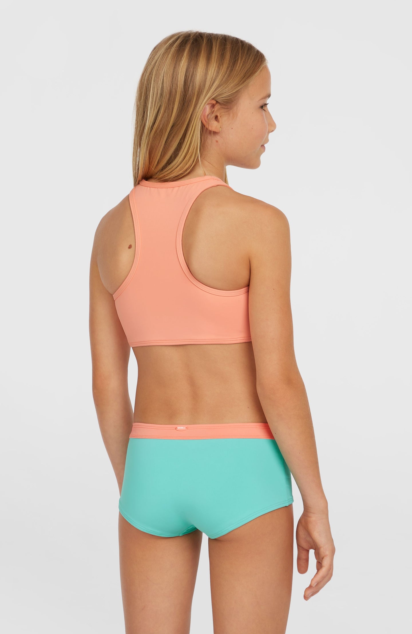O'Neill Cali Holiday Bikini Set - Coral Pink Colour Block