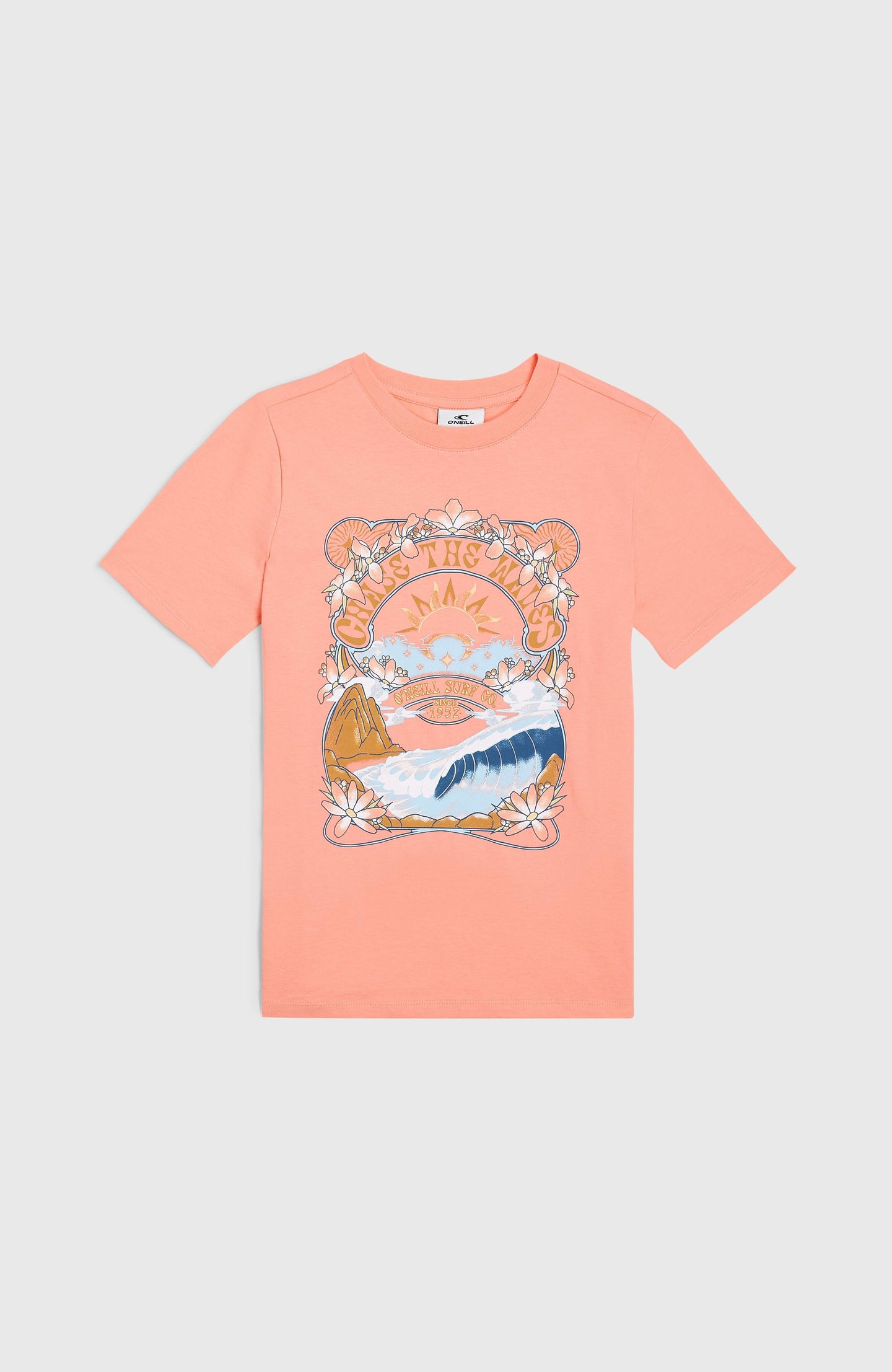 O'Neill Front Graphic T-Shirt - Coral Pink