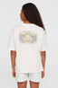 O'Neill Back Print T-Shirt - Snow White