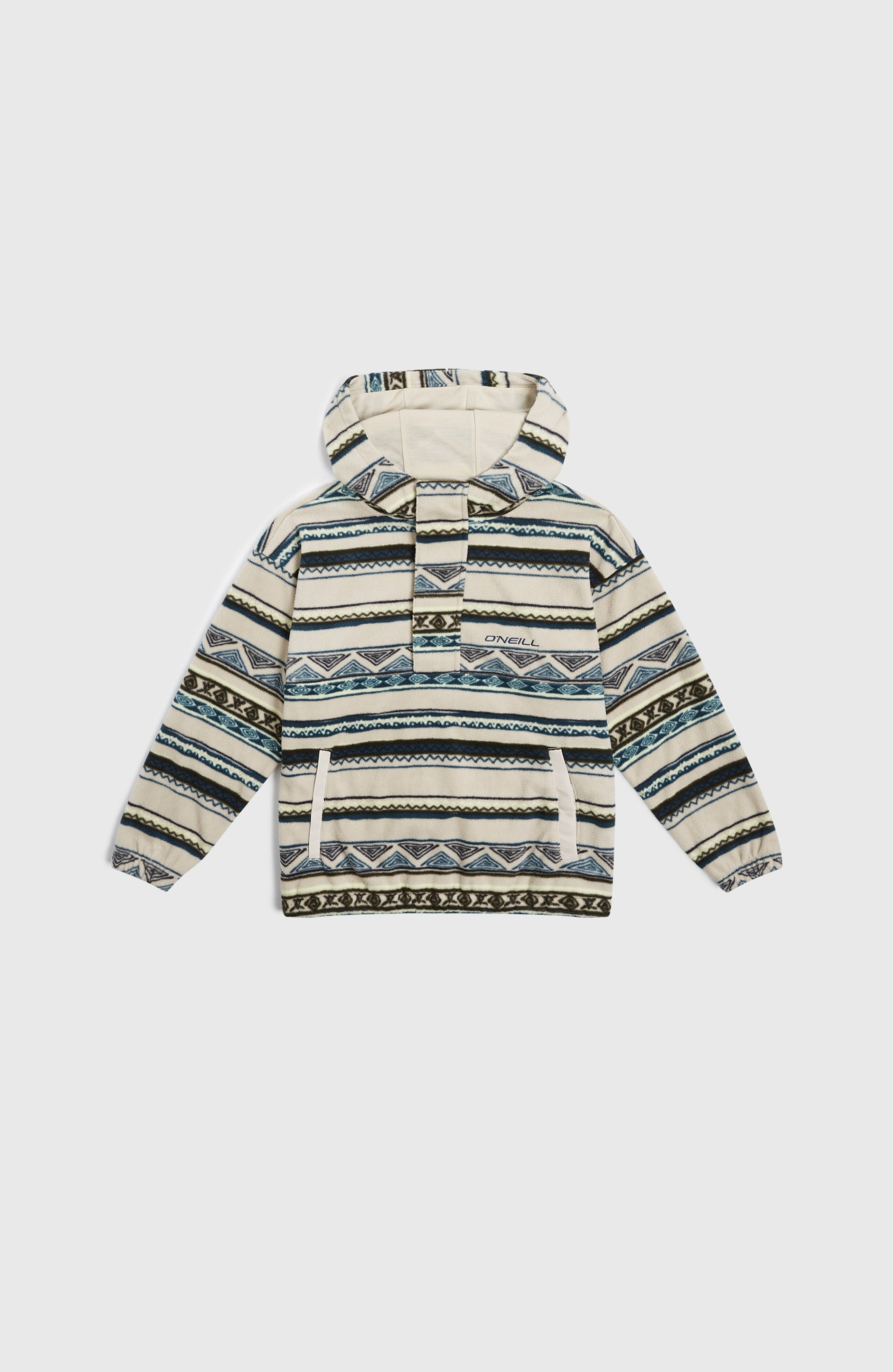 O'Neill Superfleece Hz Hoodie - Grey Ikat Stripe