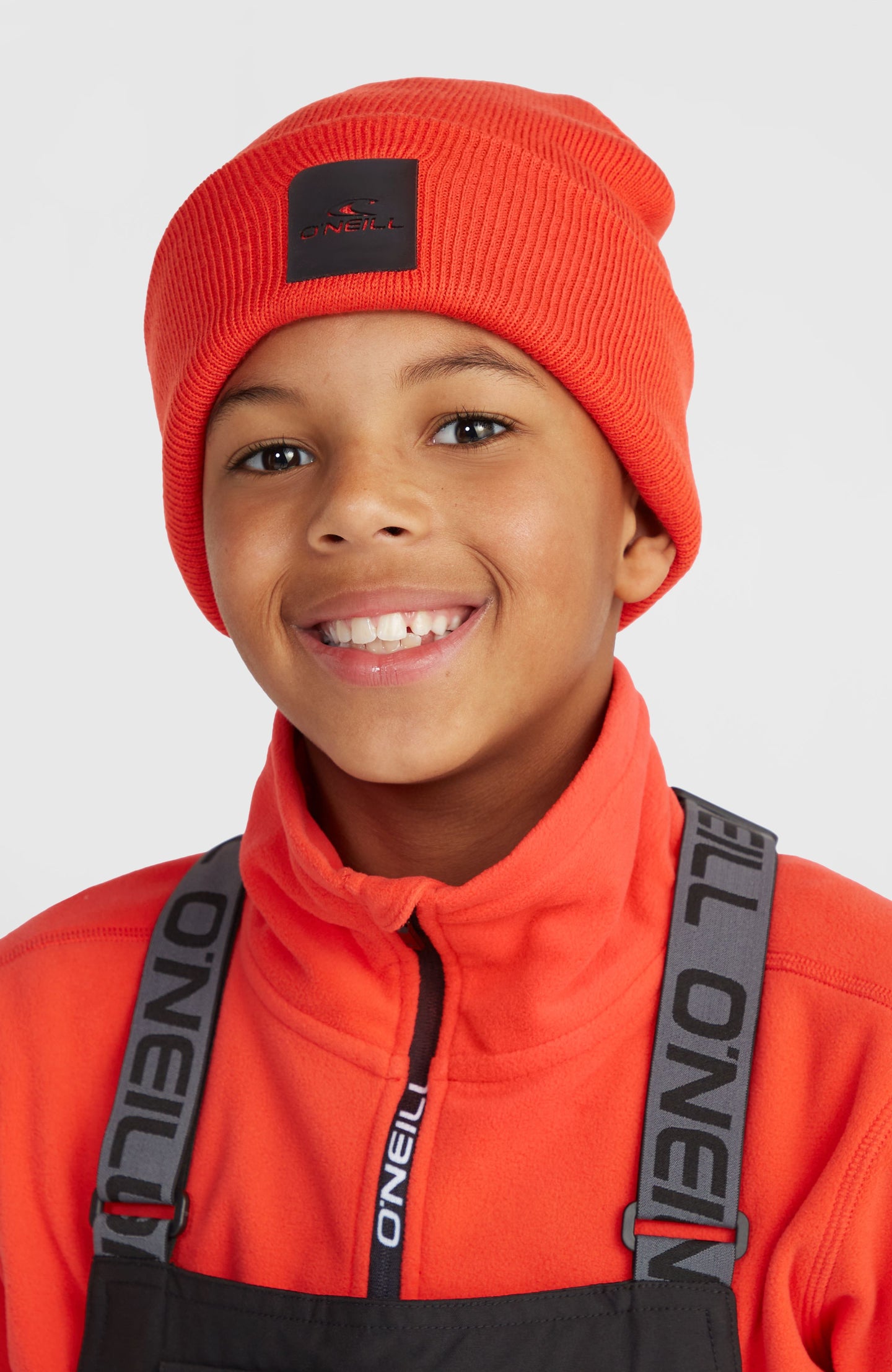 Cube Beanie Kids - Paprika Flame