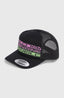 Flood Trucker Cap - Black Upside Down