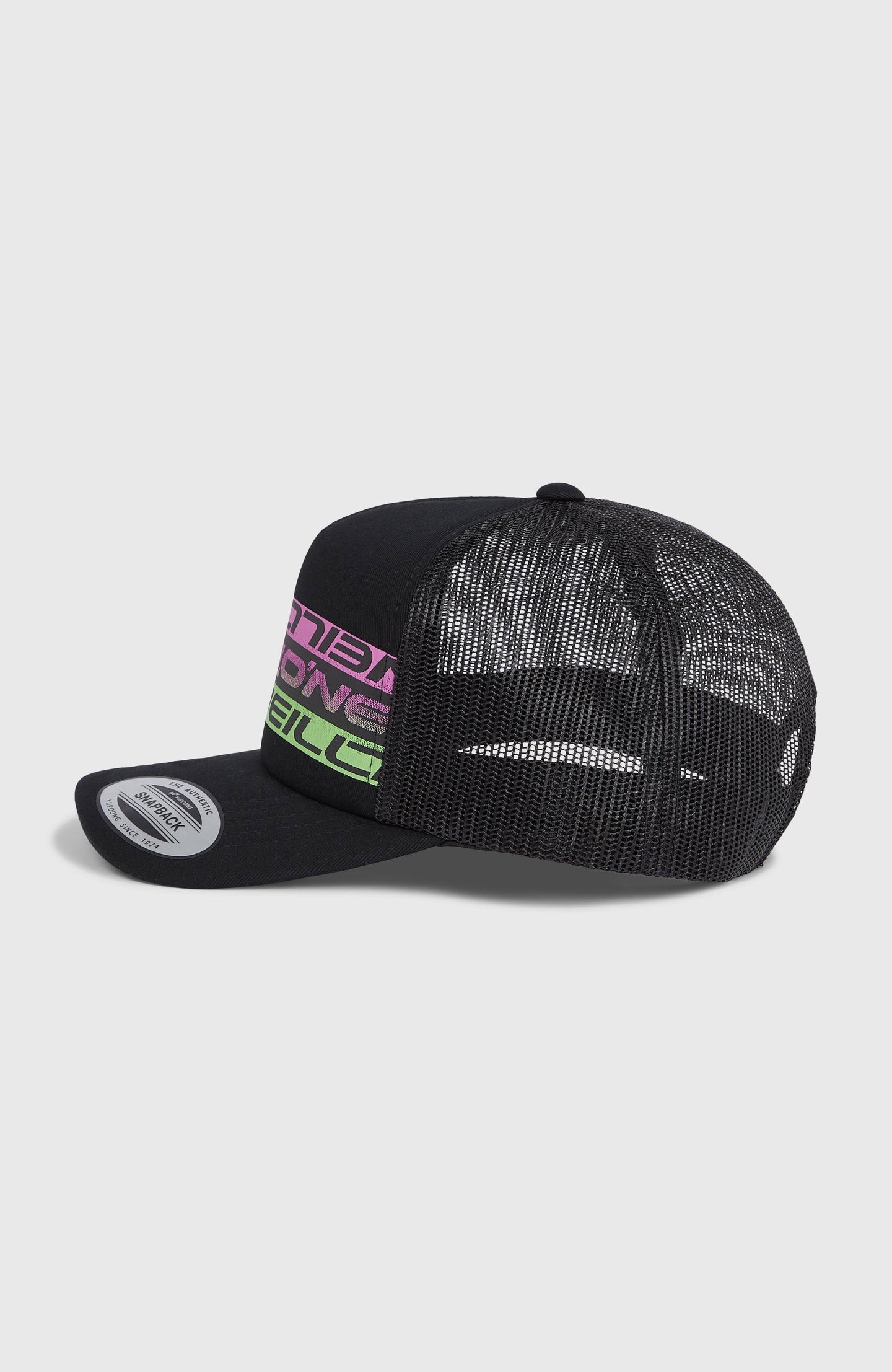 Flood Trucker Cap - Black Upside Down