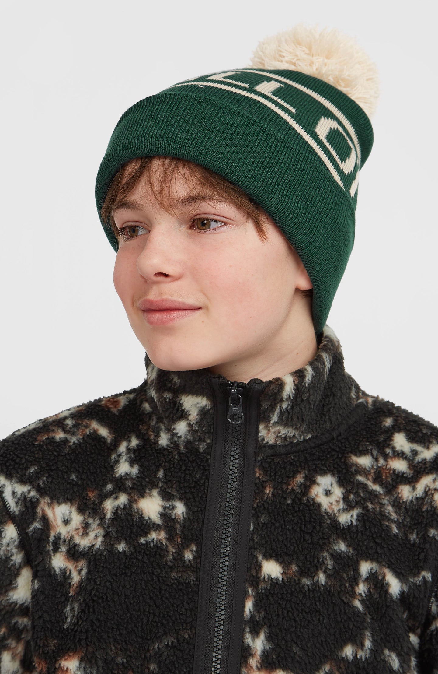 Powder Beanie Kids - Emerald Envy Colour Block