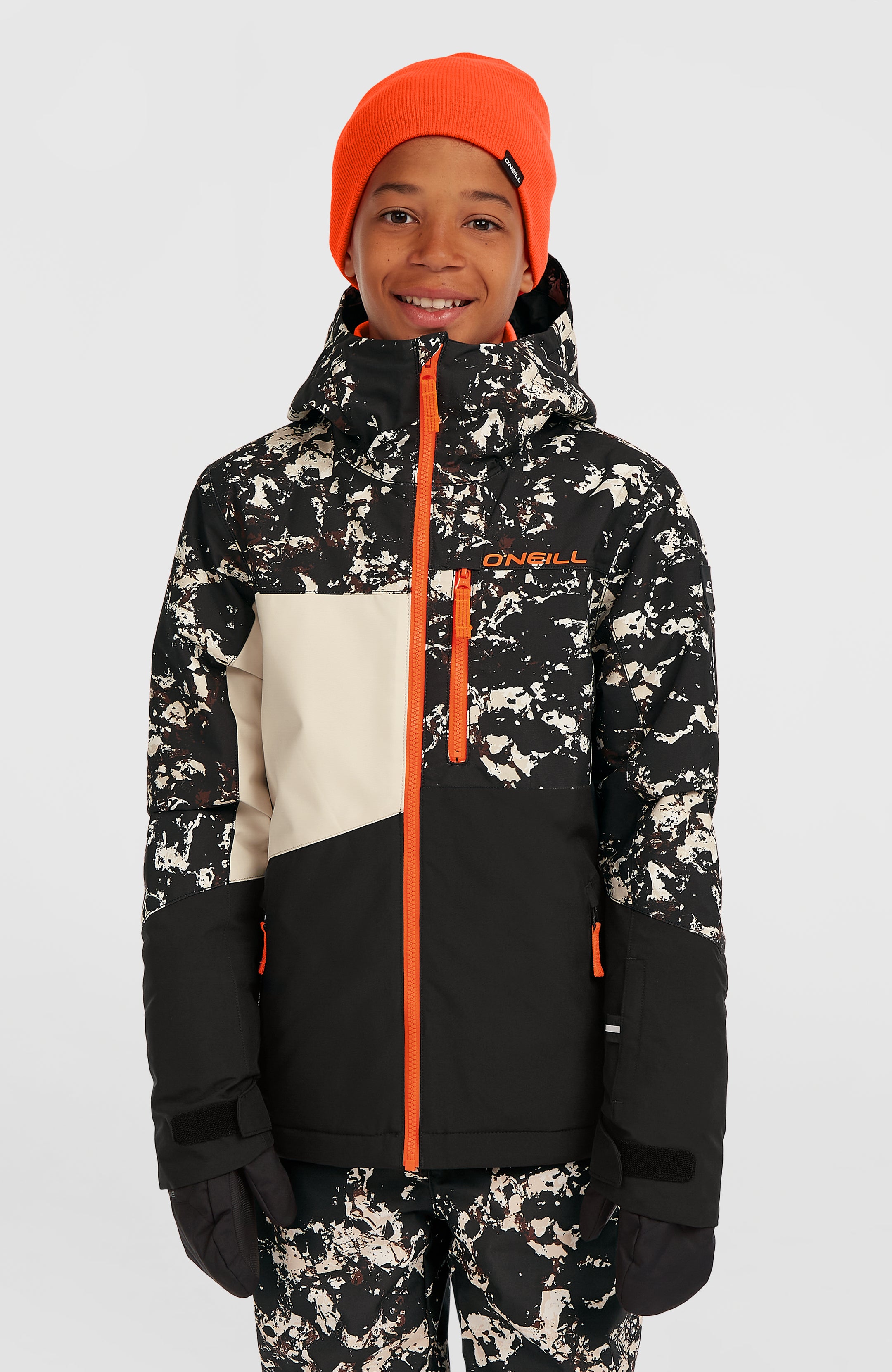 Fwc'Cruz Triple Snow Jacket - Black/Beige Quarry