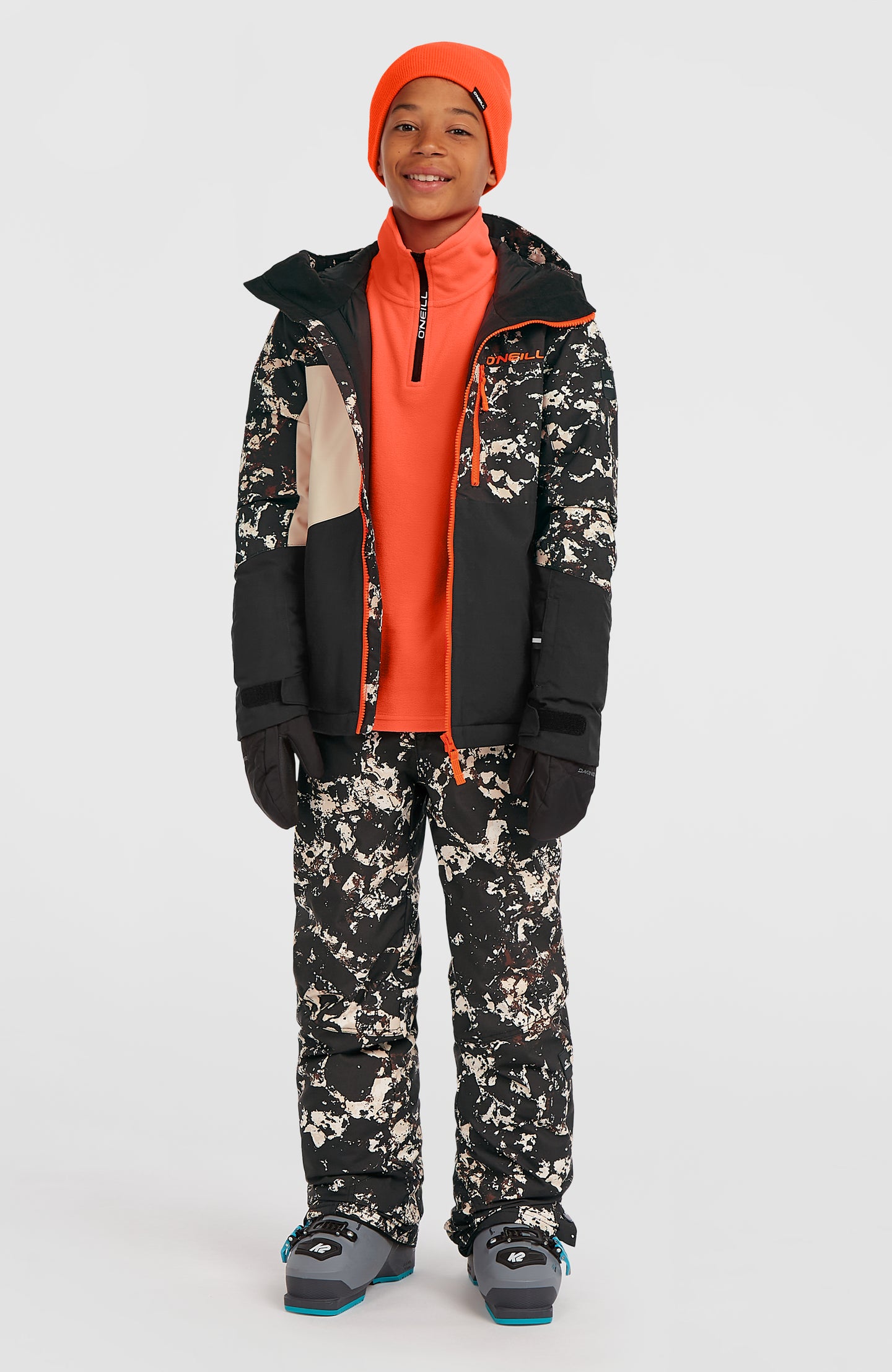 Fwc'Cruz Triple Snow Jacket - Black/Beige Quarry