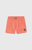 Mix & Match Cali First 13'' Swim Shorts - Living Coral First Name Stripe