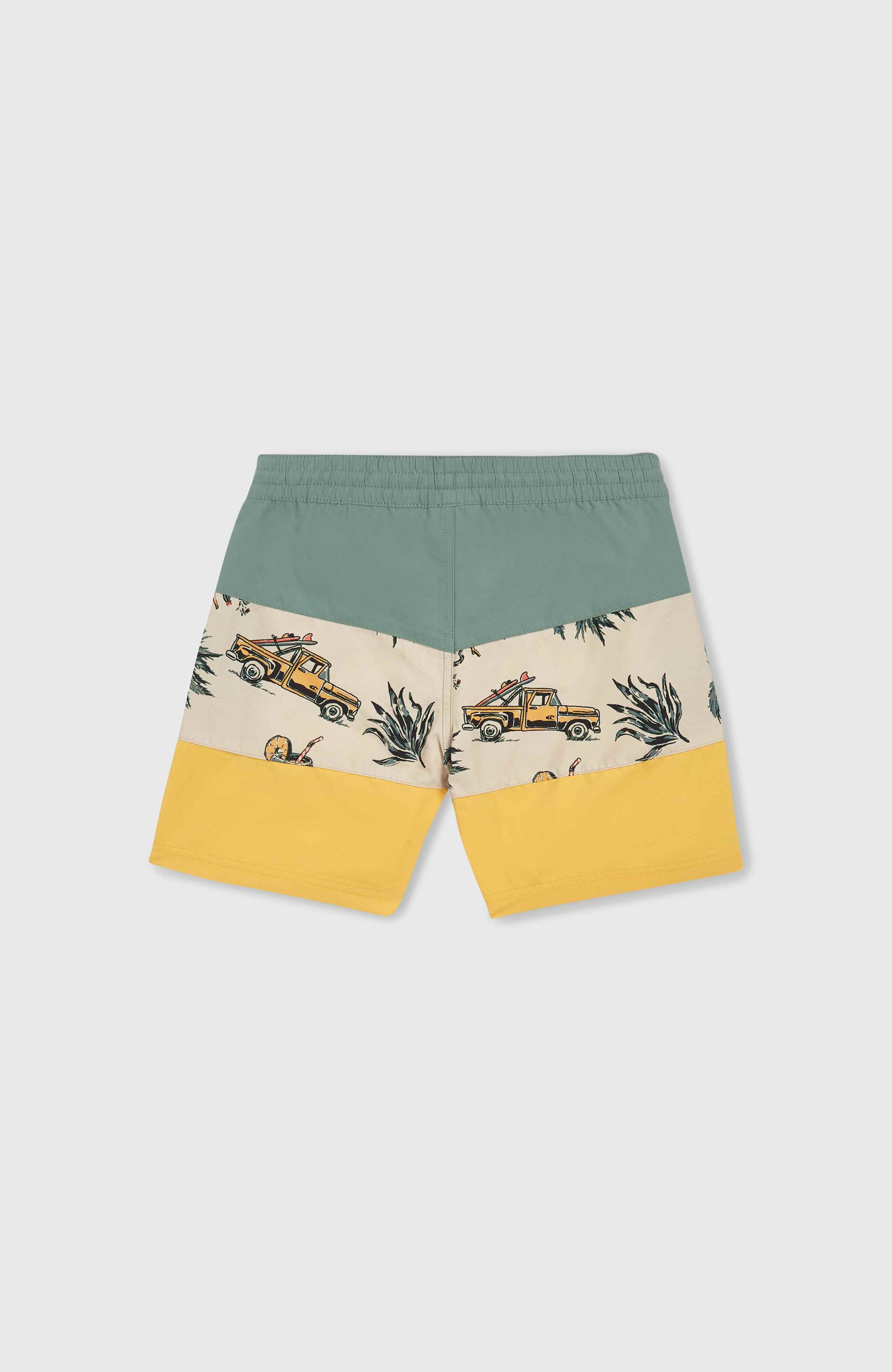 Mix & Match Cali Block 13'' Swim Shorts - Beige Venice Beach