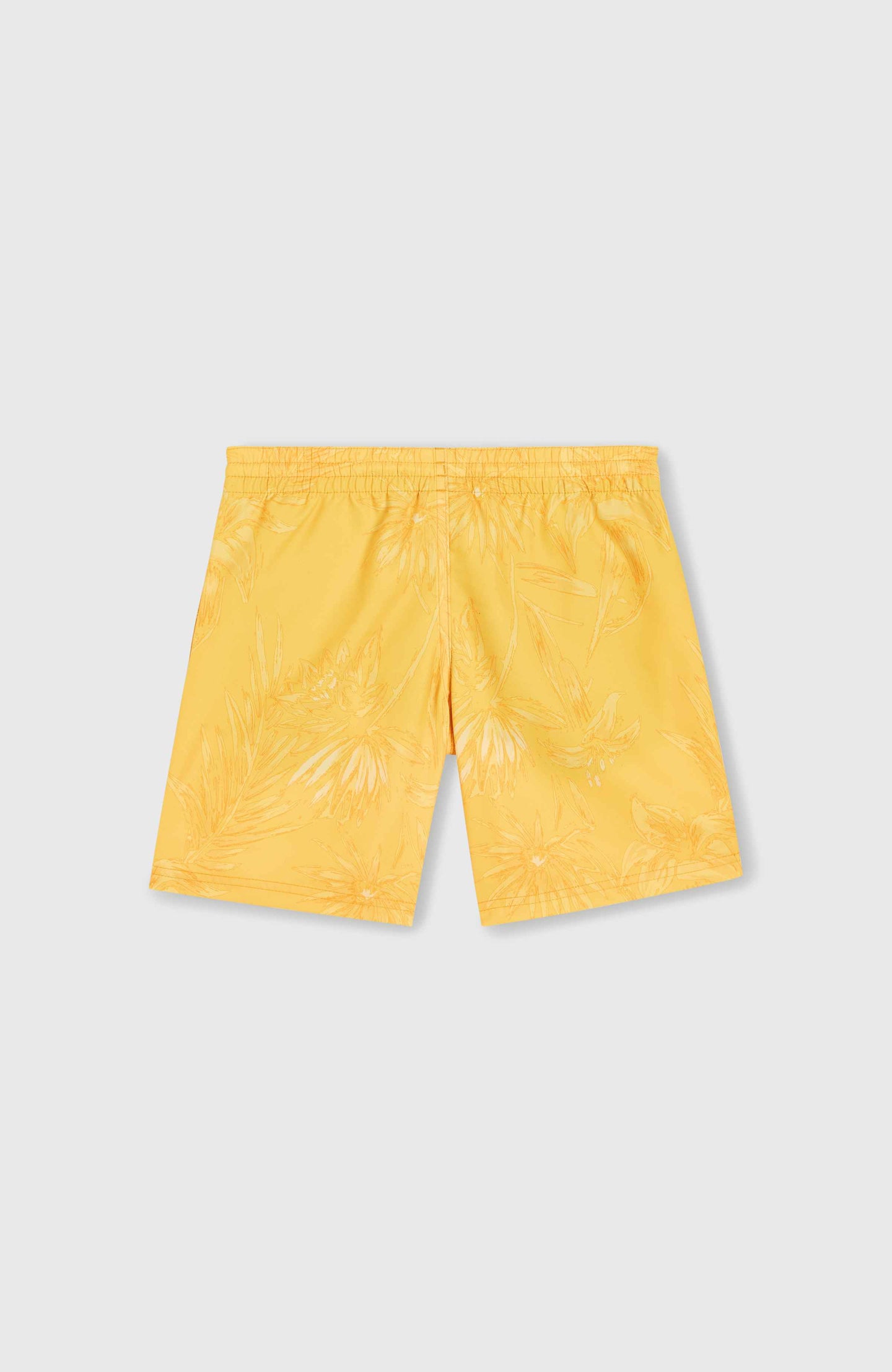 Mix & Match Cali Floral 14'' Swim Shorts - Yellow Tonal Tropicana