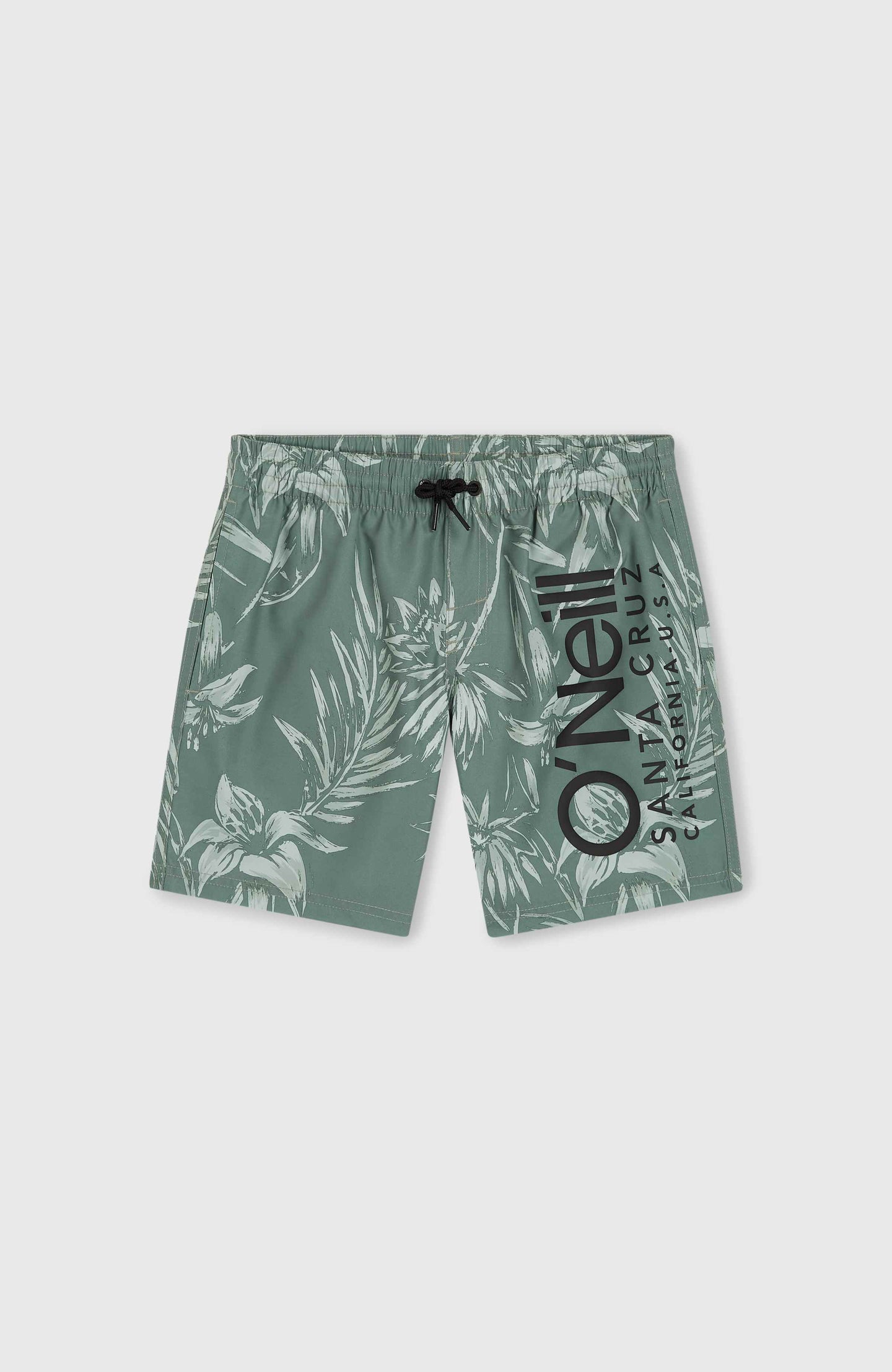 Mix & Match Cali Floral 14'' Swim Shorts - Green Tonal Tropicana