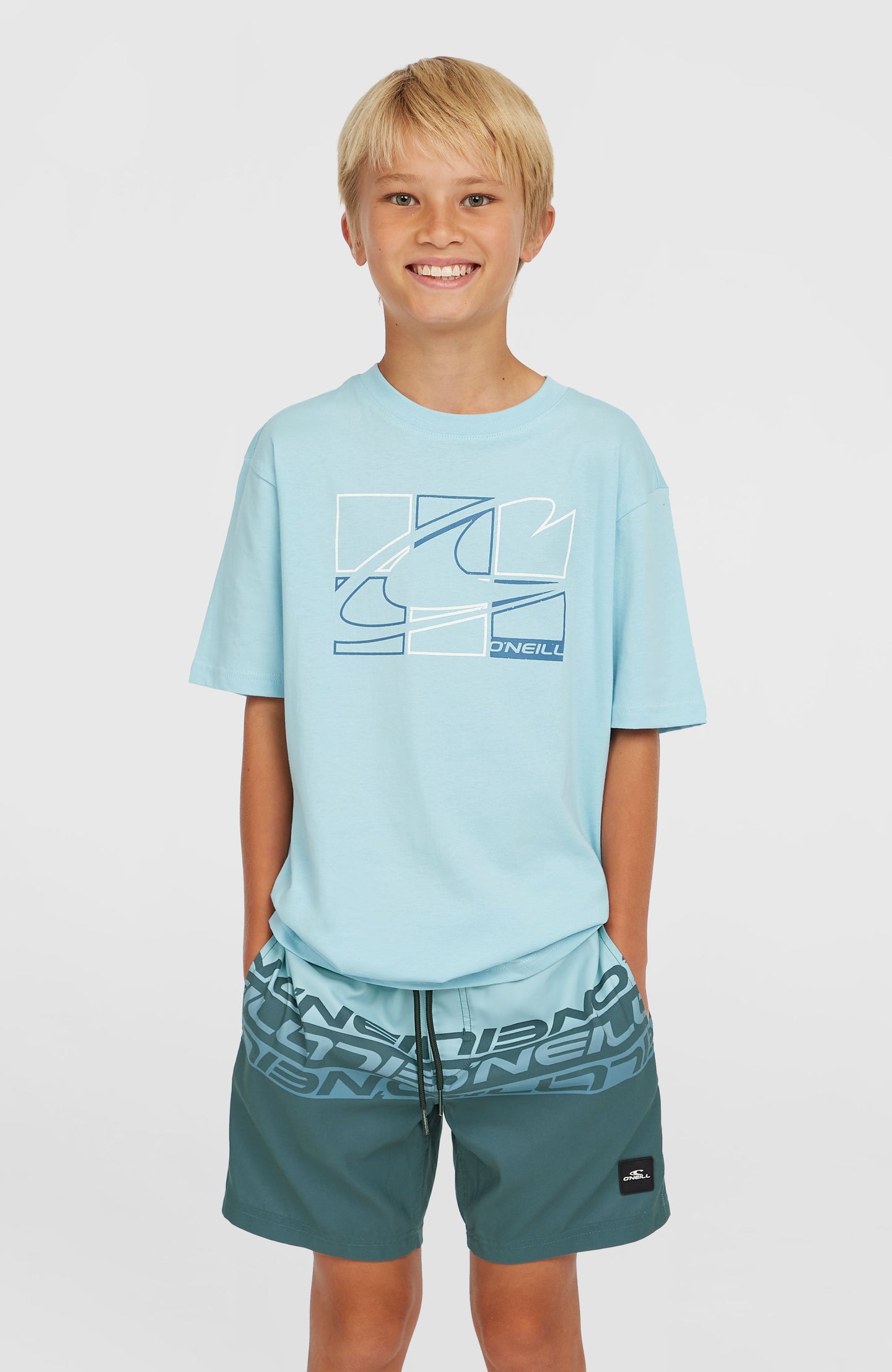 O'Neill Cali Stripe 14" Swimshorts - Blue Upside Down