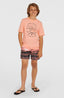 O'Neill Cali Gradient 14" Swimshorts - Coral Melted Texture