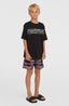 O'Neill Cali Gradient 14" Swimshorts - Black Melted Stripe Boys