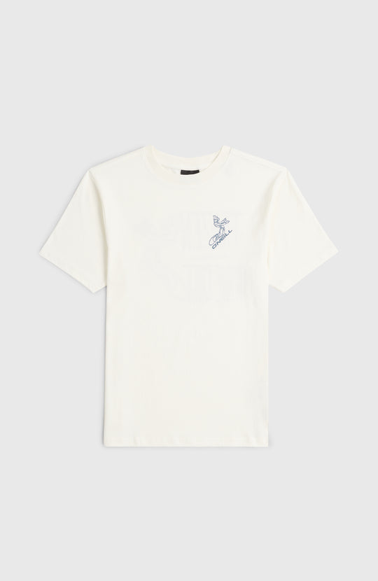 O'Neill Back Print T-Shirt - Snow White