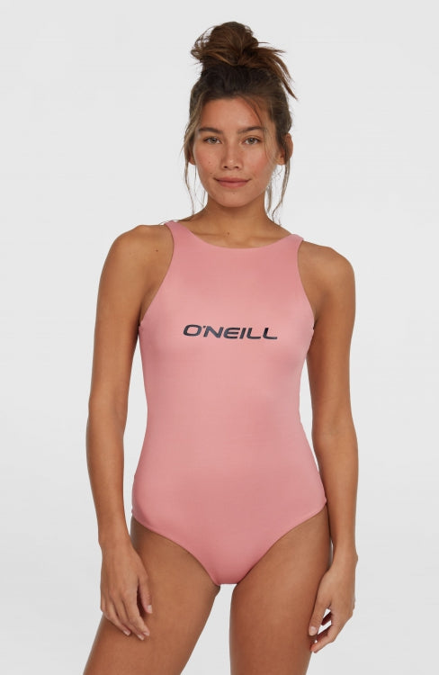 Essentials O'Neill Logo Swimsuit - Ash Rose