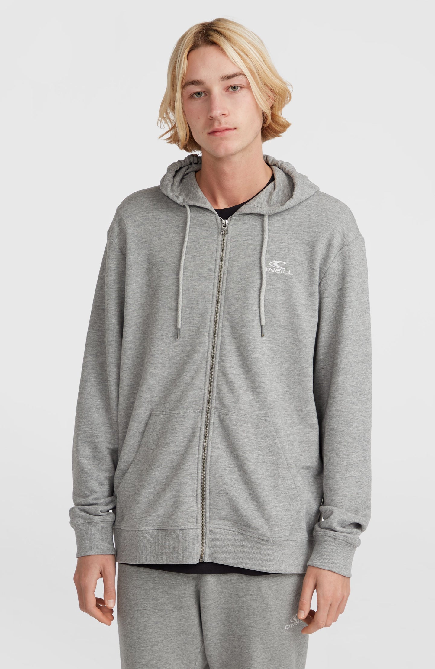 O'Neill Small Logo Fz Hoodie - Silver Melee