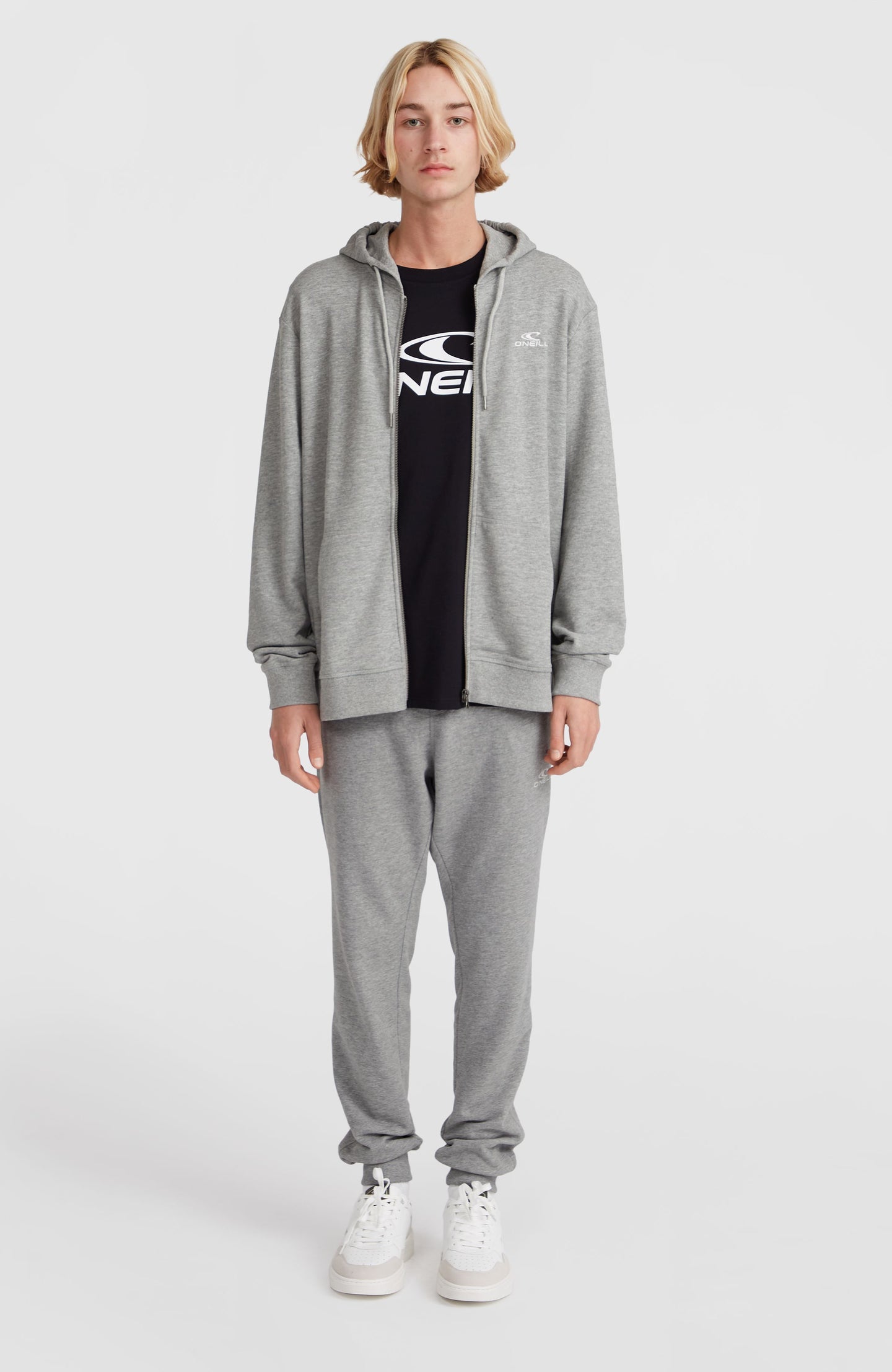 O'Neill Small Logo Fz Hoodie - Silver Melee