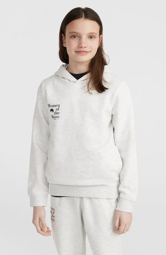 Noos Wow Hoodie - White Melange