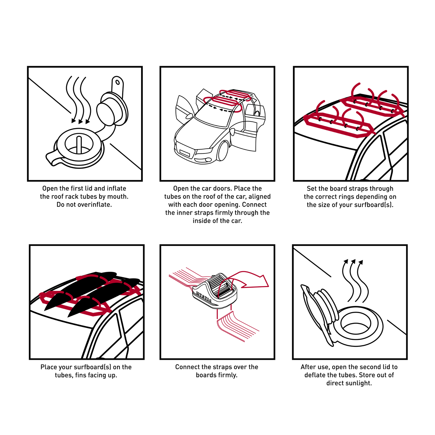 Inflatable Roofrack System Double